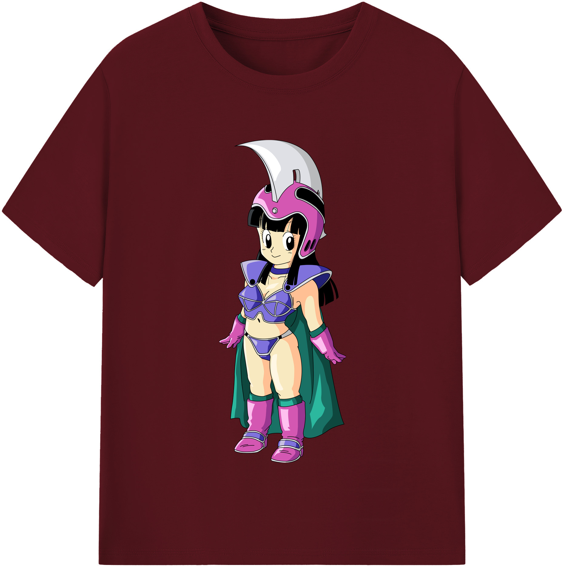 （画像用） ドラゴンボール チチ DRAGON BALL Chichi 綿100％半袖Tシャツ（フロントプリント）